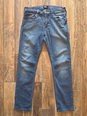 PAIGE - Lennox Slim Fit Jeans - 32 - Barnett Wash